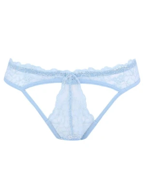 Figi damskie koronkowe z perłami Blue Pearls Poupee Marilyn