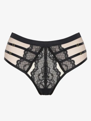 Figi damskie koronkowo-tiulowe damskie z paskami Doris Poupee Marilyn