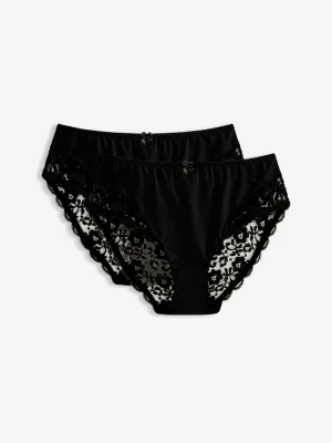 Figi maxi (2 pary) BonPrix czarny