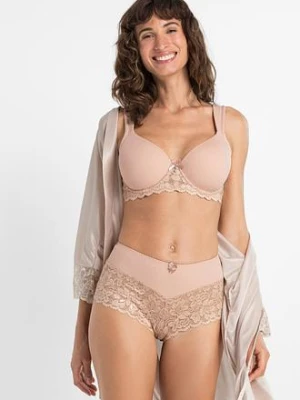 Figi maxi panty z koronką bonprix