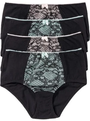 Figi maxi z bawełną organiczną (4 pary) bonprix