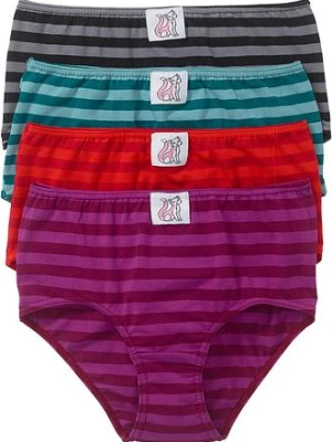 Figi maxi z miękką bawełną (4 pary) bonprix