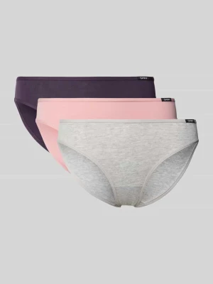 Figi o kroju regular fit z naszywką z logo model ‘Advantage’ w zestawie 3 szt. SKINY