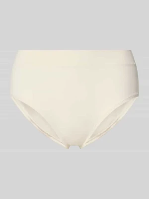 figi o kroju slim fit z mieszanki bawełny model 'Retro' Schiesser Złamany biały