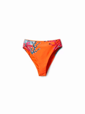 Figi od bikini w koralowce Desigual