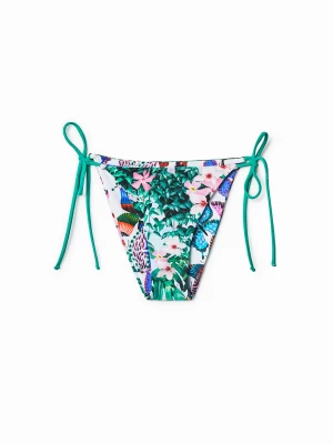 Figi od bikini w kwiaty Desigual