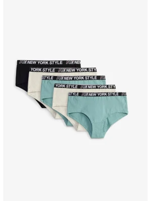 Figi panty (5 par) BonPrix czarny