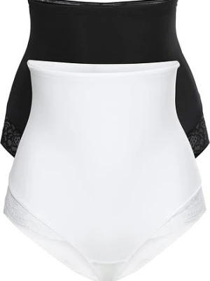 Figi panty shape (2 pary), lekki stopień modelowania sylwetki bonprix