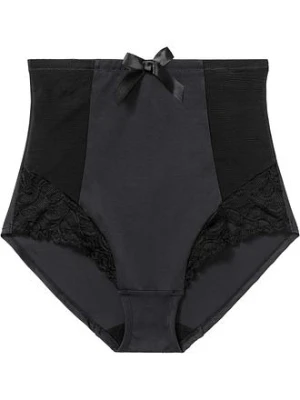 Figi panty shape, średni stopień modelowania sylwetki BonPrix czarny