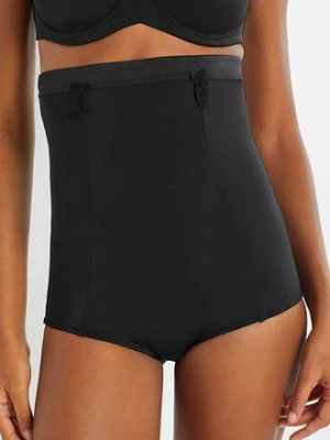 Figi panty shape z wysoką talią i silnym stopniem modelowania sylwetki BonPrix czarny