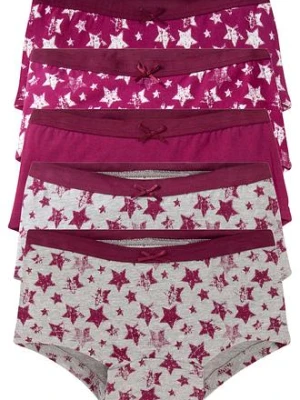 Figi panty z miękką bawełną (5 par) bonprix