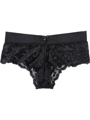 Figi panty z subtelnej koronki bonprix