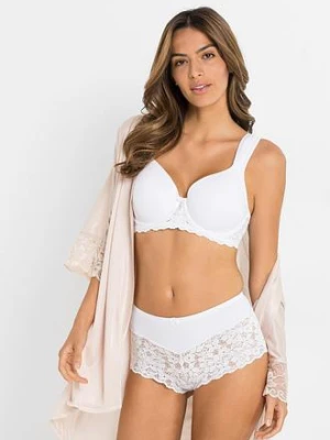 Figi panty z wysokim stanem i koronką bonprix