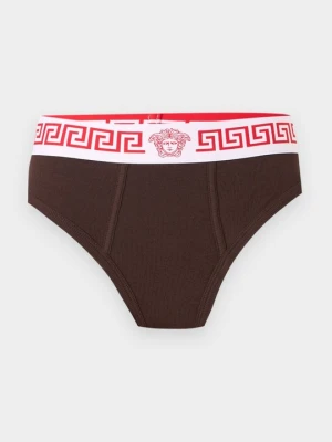 Figi Versace ciemnobrązowy