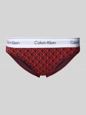 Figi z elastycznym pasem i detalami z logo Calvin Klein Underwear