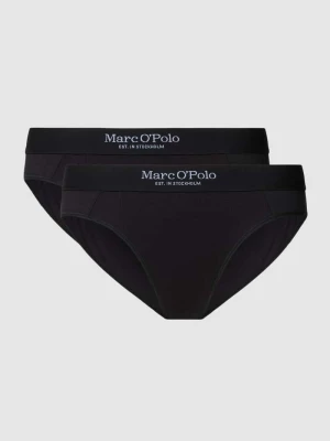 Figi z elastycznym paskiem z logo model ‘Iconic’ Marc O'Polo