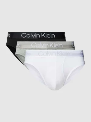 Figi z elastycznym paskiem z logo w zestawie 3 szt. Calvin Klein Underwear