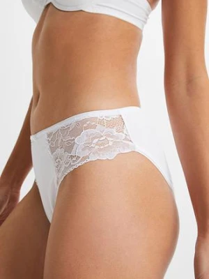 Figi z koronką  (4 pary) bonprix