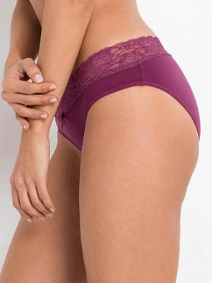 Figi z koronką (5 par) bonprix