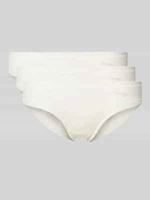 Figi z koronką szydełkową w zestawie 3 szt. model ‘GO Crush’ Sloggi