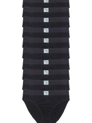 Figi z miękką bawełną (10 par) BonPrix czarny