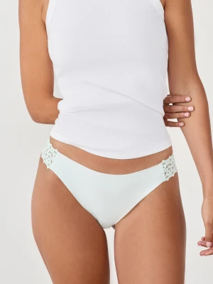 Figi z mikrofibry i koronki Etam