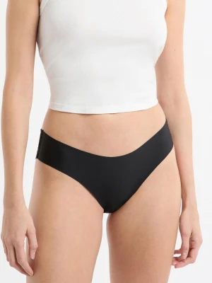 Figi z mikrofibry z detalami koronkowymi Etam