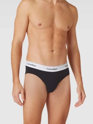 Figi z paskiem z logo w zestawie 3 szt. model ‘HIP’ Calvin Klein Underwear
