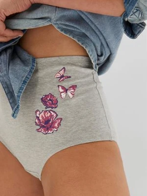 Figi z wysoką talią, z bawełną (5 par) bonprix