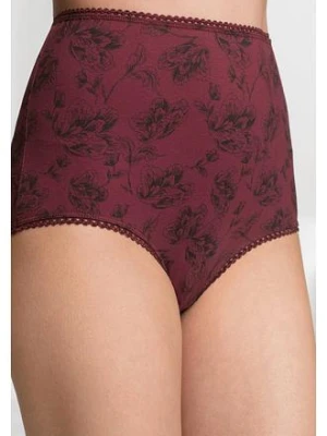 Figi z wysoką talią z bawełny organicznej (4 pary) bonprix