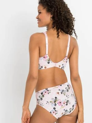 Figi z wysokim stanem z delikatną koronką (2 pary) bonprix