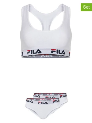 Fila 3-częściowy zestaw bielizny w kolorze białym rozmiar: 158/164