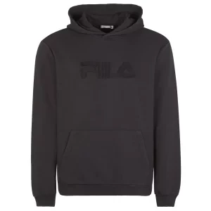 Fila Bischkek Hoody FAM0277-80001, Męskie, Czarne, bluzy, bawełna, rozmiar: L