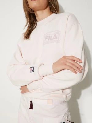 Fila bluza bawełniana Fila x Aries damska kolor różowy z nadrukiem 42PS24ST010122270227