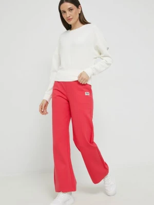 Fila bluza damska kolor beżowy gładka