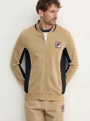 Fila bluza Settanta męska kolor beżowy wzorzysta FAM0645