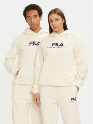 Fila Bluza Unisex Brunssum FAU0145 Écru Regular Fit