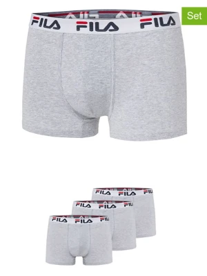 Fila Bokserki (3 pary) w kolorze szarym rozmiar: M