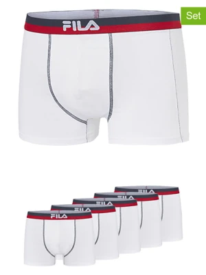 Fila Bokserki (5 par) w kolorze białym rozmiar: XXL