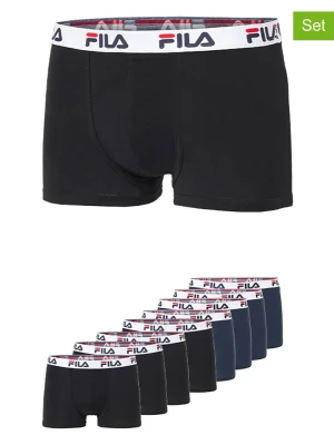 Zdjęcie produktu Fila Bokserki (8 par) w kolorze czarnym i granatowym rozmiar: XXL
