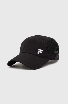 Fila czapka z daszkiem Chennai kolor czarny gładka FCU0082