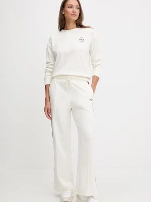 Fila dres bawełniany damski kolor beżowy FPW4216