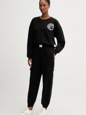 Fila dres bawełniany damski kolor czarny FPW4212