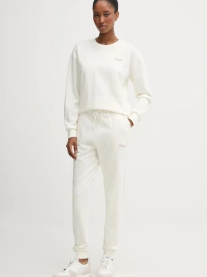 Fila dres bawełniany kolor beżowy FPW4181