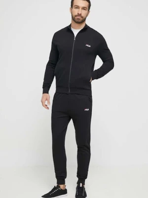 Fila dres bawełniany kolor czarny