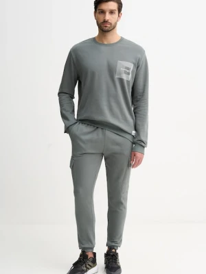 Fila dres bawełniany kolor szary FPW1226