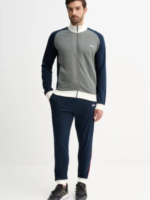 Fila dres bawełniany męski kolor zielony FPW1227