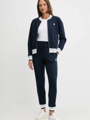 Fila dres lounge bawełniany kolor granatowy FPW4187