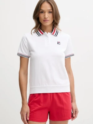 Fila komplet lounge bawełniany damski kolor biały FPS4199