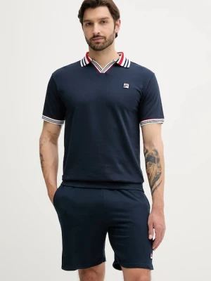 Fila komplet lounge bawełniany męski kolor granatowy FPS1214